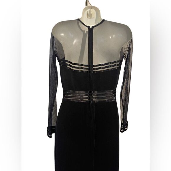 Vintage Susan Roselli for Vijack Mesh Bodycon Dress - Picture 7 of 12